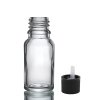 10ml Číra Sklenená Fľaška s Uzáverom s Detskou Poistkou (Varianta 10ml Číra Sklenená Fľaška s Uzáverom s Detskou Poistkou)