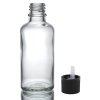 100ml Číra Sklenená Fľaška s Uzáverom s Detskou Poistkou (Varianta 100ml Číra Sklenená Fľaška s Uzáverom s Detskou Poistkou)