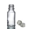 15ml Číra Sklenená Fľaška s Hliníkovým Uzáverom (Varianta 15ml Číra Sklenená Fľaška s Hliníkovým Uzáverom)