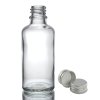 50ml Číra Sklenená Fľaška s Hliníkovým Uzáverom (Varianta 50ml Číra Sklenená Fľaška s Hliníkovým Uzáverom)
