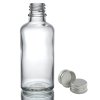 100ml Číra Sklenená Fľaška s Hliníkovým Uzáverom (Varianta 100ml Číra Sklenená Fľaška s Hliníkovým Uzáverom)