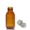 30ml Jantárová Sklenená Fľaša s Hliníkovým Uzáverom (Varianta 30ml Jantárová Sklenená Fľaša s  Hliníkovým Uzáverom)