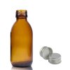 150ml Jantárová Sklenená Fľaša s Hliníkovým Uzáverom (Varianta 150ml Jantárová Sklenená Fľaša s  Hliníkovým Uzáverom)