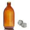 500ml Jantárová Sklenená Fľaša s Hliníkovým Uzáverom (Varianta 500ml Jantárová Sklenená Fľaša s  Hliníkovým Uzáverom)