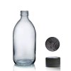 250 ml Liekovka zo Šedého Skla s Uzáverom (Varianta 250 ml Liekovka zo Šedého Skla s Uzáverom)