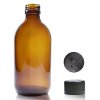 300ml Fľaška z Jantárového Skla s Uzáverom (Varianta 300ml Fľaška z Jantárového Skla s Uzáverom)
