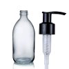 250 ml Fľaštička zo Sivého skla s Pumpičkou (Varianta 250 ml Fľaštička zo Sivého skla s Pumpičkou)