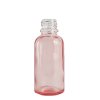 10ml Ružová Sklenená Fľaška - Bez Uzáveru
