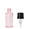 10ml Ružová Sklenená Fľaška s Kvapkadlom (Varianta 10ml Ružová Sklenená Fľaška  s Kvapkadlom)