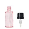 30ml Ružová Sklenená Fľaška s Kvapkadlom (Varianta 30ml Ružová Sklenená Fľaška  s Kvapkadlom)