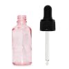30ml Ružová Sklenená Fľaška s Čiernou T/E Pipetou (Varianta 30ml Ružová Sklenená Fľaška s Čiernou T/E Pipetou)
