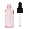 50ml Ružová Sklenená Fľaška s Čiernou T/E Pipetou (Varianta 50ml Ružová Sklenená Fľaška s Čiernou T/E Pipetou)