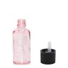 10ml Ružová Sklenená Fľaška s Uzáverom s Detskou Poistkou (Varianta 10ml Ružová Sklenená Fľaška s Uzáverom s Detskou Poistkou)
