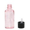 50ml Ružová Sklenená Fľaška s Uzáverom s Detskou Poistkou (Varianta 50ml Ružová Sklenená Fľaška s Uzáverom s Detskou Poistkou)