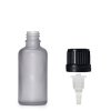 10ml Fľaška z Matného Šedého Skla s Kvapkacím Uzáverom (Varianta 10ml Fľaška z Matného Šedého Skla s Kvapkacím Uzáverom)
