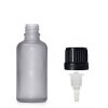30ml Fľaška z Matného Šedého Skla s Kvapkacím Uzáverom (Varianta 30ml Fľaška z Matného Šedého Skla s Kvapkacím Uzáverom)