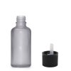 30ml Fľaška z Matného Šedého Skla s Uzáverom s Detskou Poistkou (Varianta 30ml Fľaška z Matného Šedého Skla s Uzáverom s Detskou Poistkou)