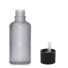 50ml Fľaška z Matného Šedého Skla s Uzáverom s Detskou Poistkou (Varianta 50ml Fľaška z Matného Šedého Skla s Uzáverom s Detskou Poistkou)