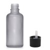 100ml Fľaška z Matného Šedého Skla s Uzáverom s Detskou Poistkou (Varianta 100ml Fľaška z Matného Šedého Skla s Uzáverom s Detskou Poistkou)