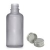 100ml Fľaška z Matného Šedého Skla s Hliníkovým Uzáverom (Varianta 100ml Fľaška z Matného Šedého Skla s Hliníkovým Uzáverom)