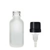 50ml Fľaška z Matného Bieleho Skla s Kvapkacím Uzáverom (Varianta 50ml Fľaška z Matného Bieleho Skla s Kvapkacím Uzáverom)