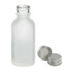 100ml Fľaška z Matného Bieleho Skla s Hliníkovým Uzáverom (Varianta 100ml Fľaška z Matného Bieleho Skla s Hliníkovým Uzáverom)