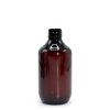 250 ml Jantárová Plastová Fľaša Boston - Bez Uzáveru