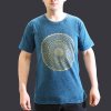 Stone Wash Tričko (S) - Mandala - Modré (Varianta Mandala - Modré)