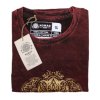 Stone Wash Tričko (M) - Hamsa - Gaštanovo Hnedé (Varianta Hamsa - Gaštanovo Hnedé)