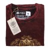 Stone Wash Tričko (M) - Hamsa - Gaštanovo Hnedé (Varianta Hamsa - Gaštanovo Hnedé)