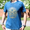Stone Wash Tričko (S) - Hamsa - Modré (Varianta Hamsa - Modré)