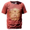 Stone Wash Tričko (XL) - Hamsa - Gaštanovo Hnedé (Varianta Hamsa - Gaštanovo Hnedé)