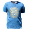 Stone Wash Tričko (XL) - Hamsa - Modré (Varianta Hamsa - Modré)