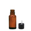 20 ml Jantárová Sklenená Fľaška s Kvapkadlom a Detským Bezpečnostným Uzáverom (Varianta 20 ml Jantárová Sklenená Fľaška s Kvapkadlom a Detským Bezpečnostným Uzáverom)