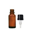 20 ml Jantárová Sklenená Fľaška s Kvapkadlom a Uzáverom TE (Varianta 20 ml Jantárová Sklenená Fľaška s Kvapkadlom a Uzáverom TE)