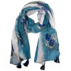 Nomad Sari - Letná Šatka - 180x50cm - Ryba - Morská Modrá (Varianta Letná Šatka -  180x50cm)