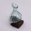 Elegantná Mini Karafa z Roztaveného Skla na Dreve (Varianta Elegantná Mini Karafa z Roztaveného Skla na Dreve)