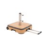 alu wood trolley 50kg pojizdny stojan s kolecky