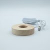 8cm Okrúhly Drevený USB LED Stojan - Viacfarebný