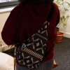 Jacquardové Prírodné Tašky - Púštny Tkáčsky Vzor - Crossbody Taška (Varianta Púštny Tkáčsky Vzor - Crossbody Taška)