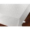 PVC obrus okrúhly priemer 140cm - BIELY kvety