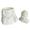 Sediaci Buddha Aroma Lampa - Biela