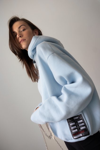 aimoffcl babyblue hoodie mikina oversize unisex