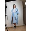 baby blue coat overize one size long coat šuštáková súprava pencil skirt set cool youth timeless freedom free mind nekonečná sloboda white rabbit logo fashion brand AiM