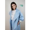 modrý oversize plášť set so sukňou šuštáková súprava baby blue new generation new trend cool youth AiM fashion brand design