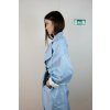 svetlo modrý oversize plášť one size nepremokavý baby blue timeless freedom