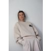 tracksuit beige béžová teplákovásúprava mikina tepláky crop