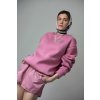 aim aimdesign hoodie mikina bez kapuce ružová unisex oversize