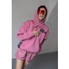 aimoffcl aim design ružová pink hoodie unisex oversize mikina style