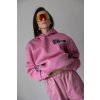 aimoffcl aim hoodie oversize unisex ružová mikina